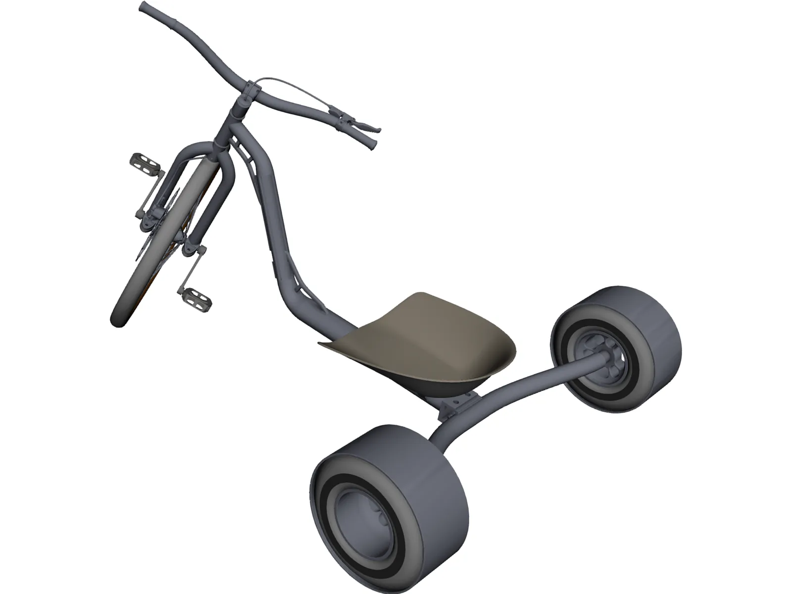 Drift Trike 3D Model main preview
