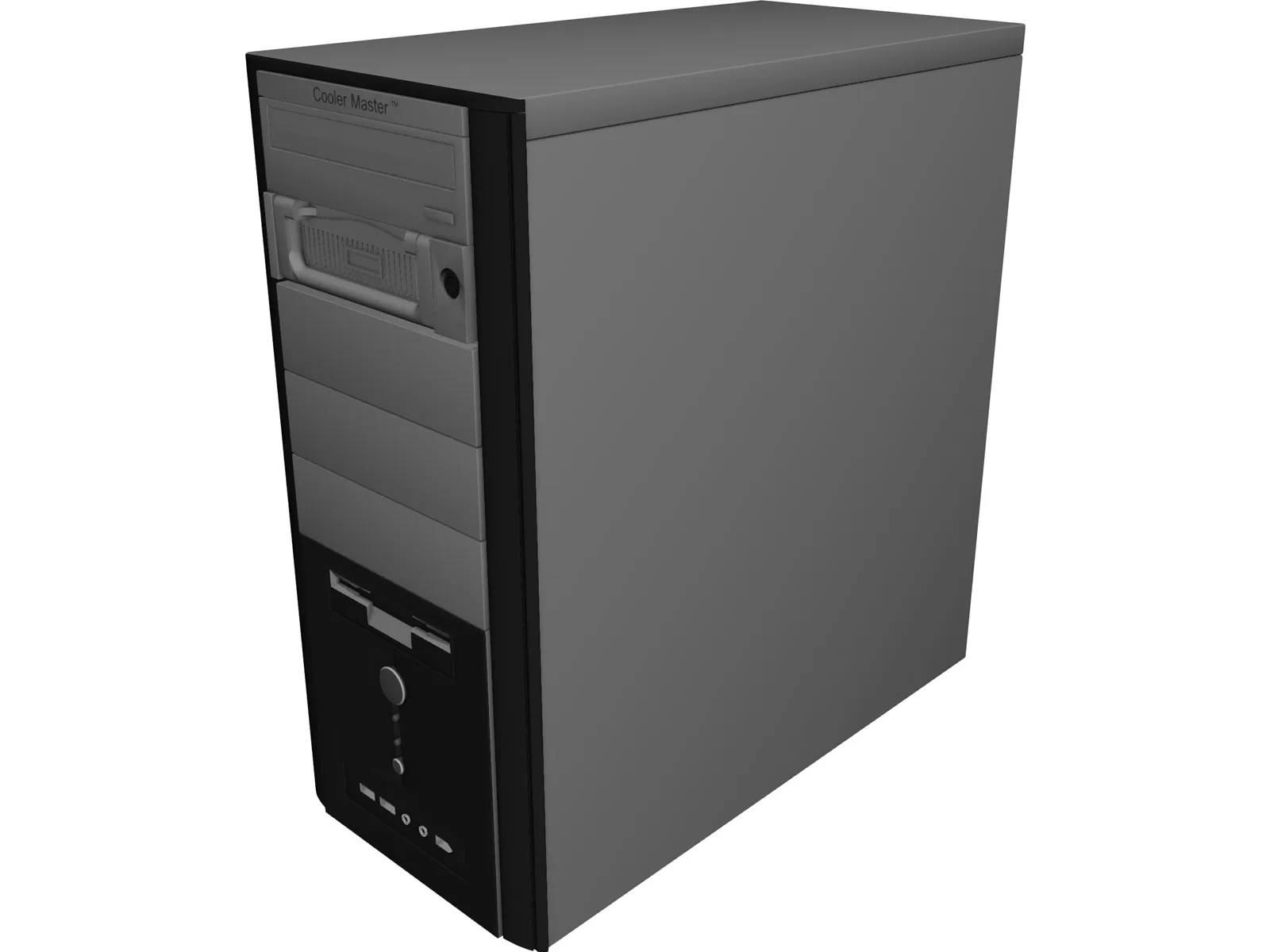 Coolermaster PC 3D Model main preview