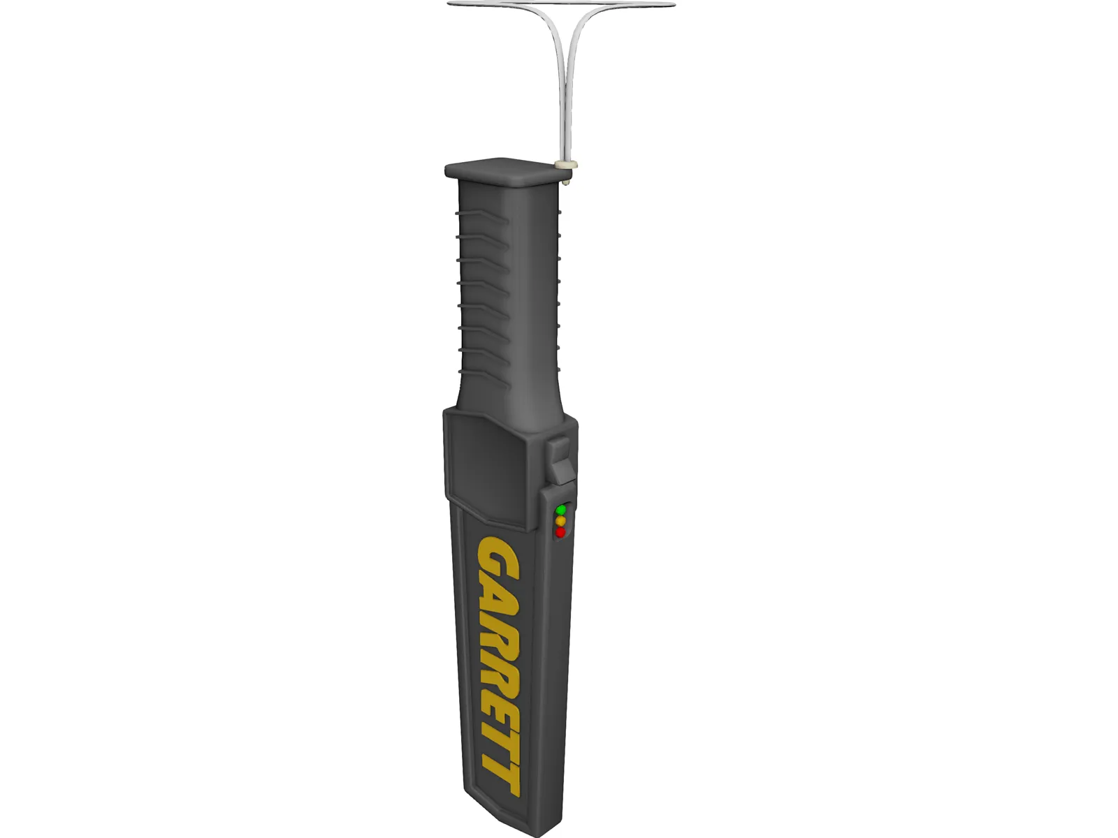 Garrett Security Wand 3D Model main preview
