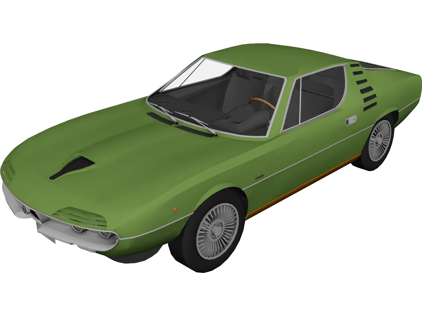 Alfa Romeo Montreal 3D Model main preview