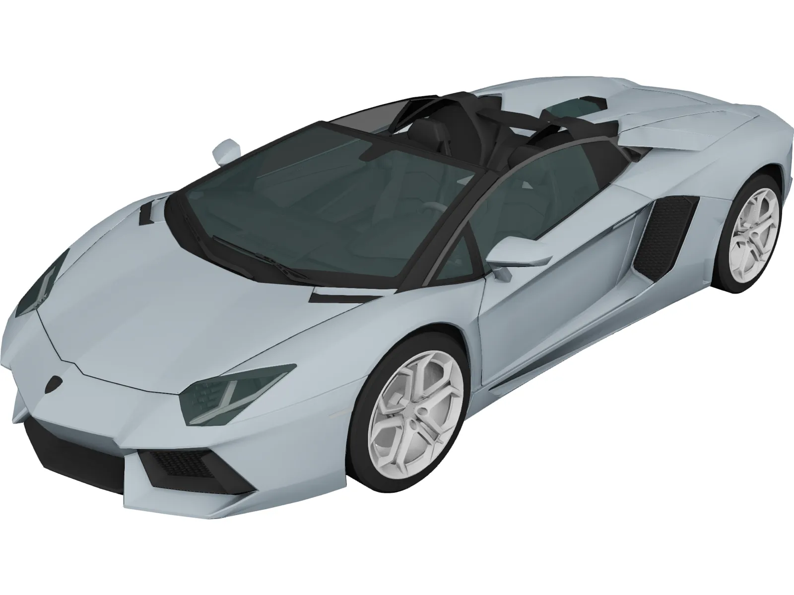 Lamborghini Aventador LP-700 Roadster (2014) 3D Model main preview