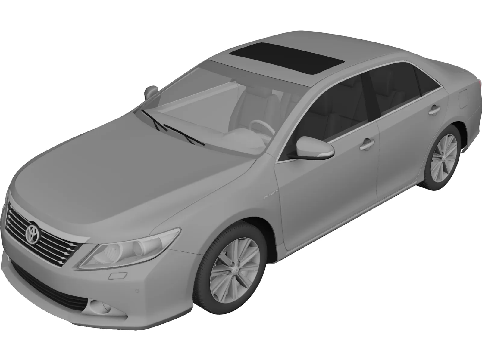Toyota Camry (2011) 3D Model main preview