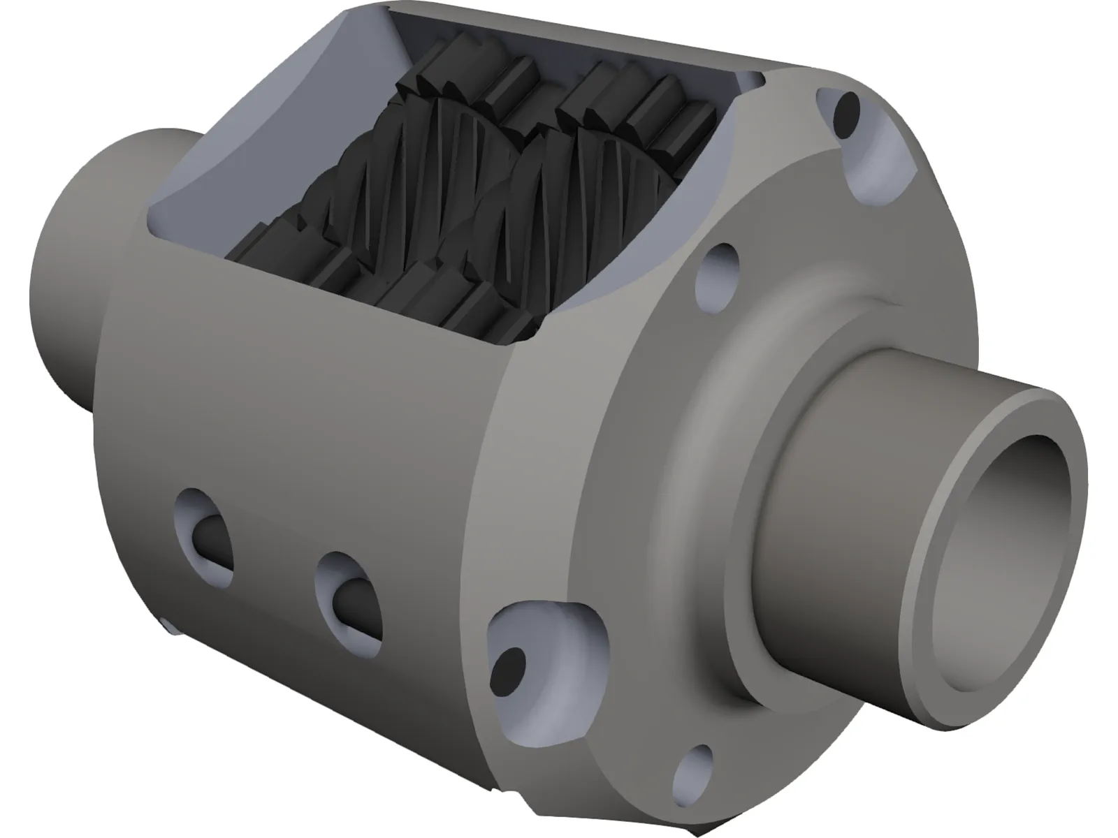 TORSEN Differential 3D Model main preview