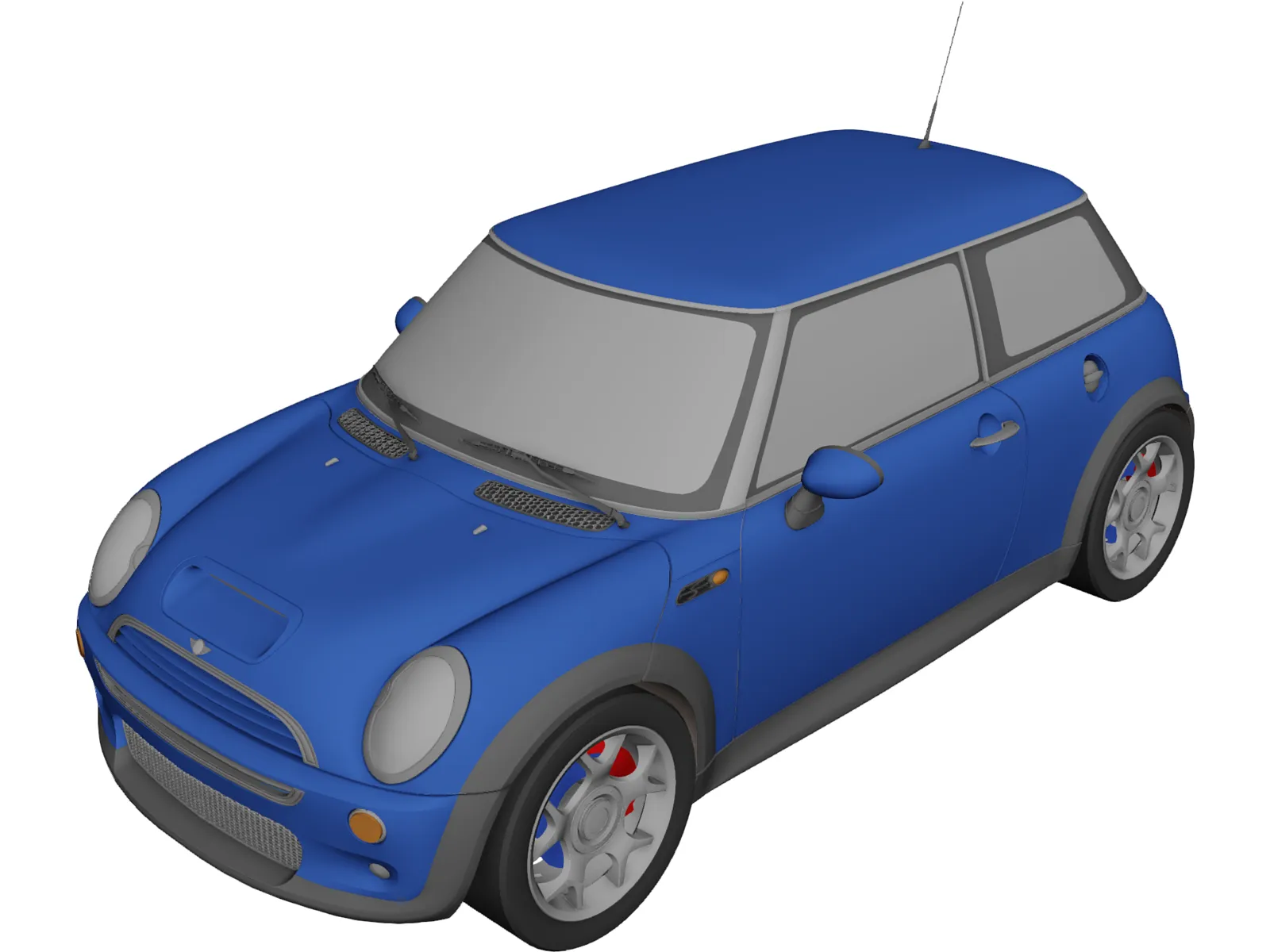 Mini Cooper S 3D Model main preview