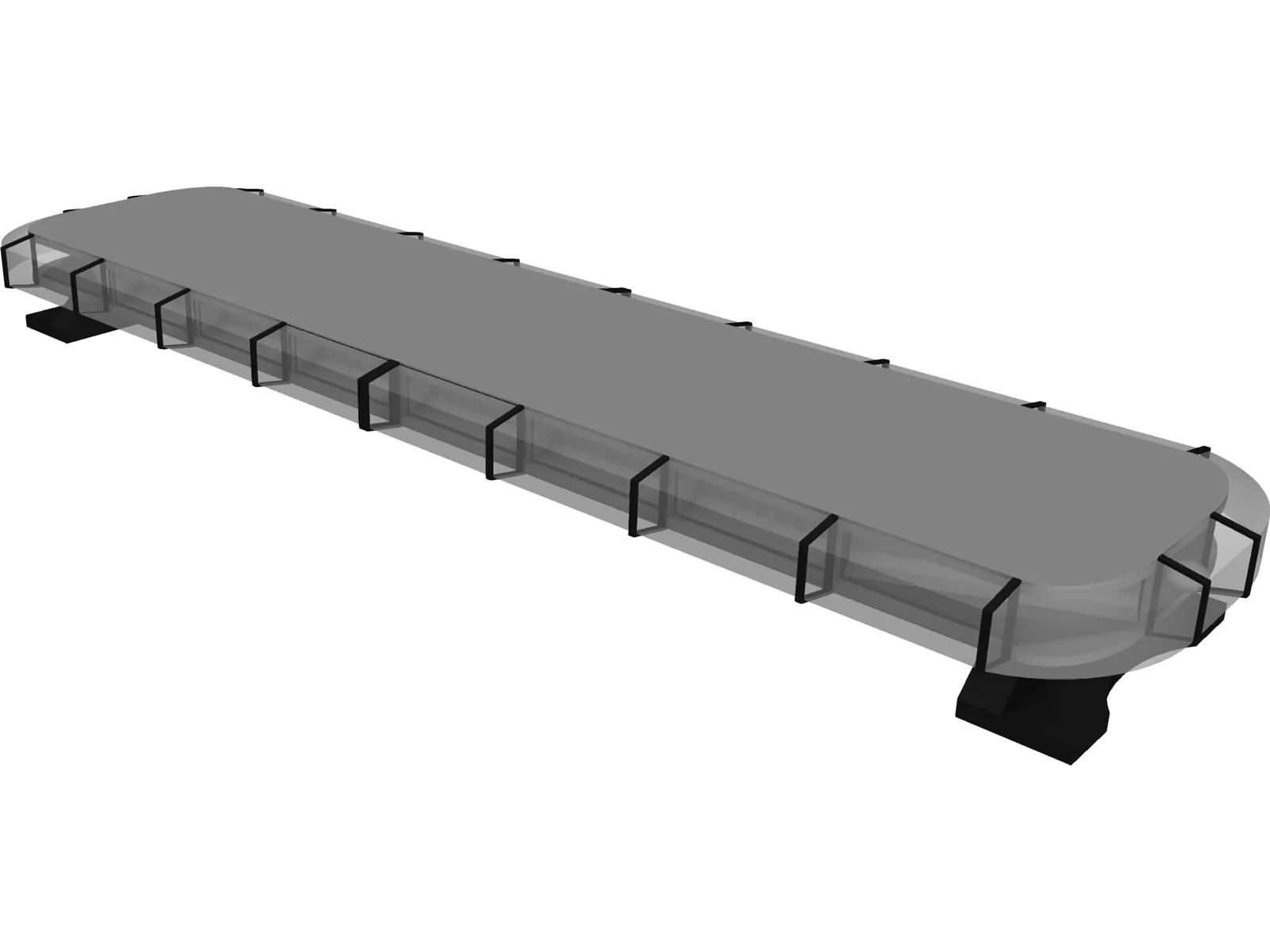 Whelen Liberty Police Lightbar 3D Model main preview