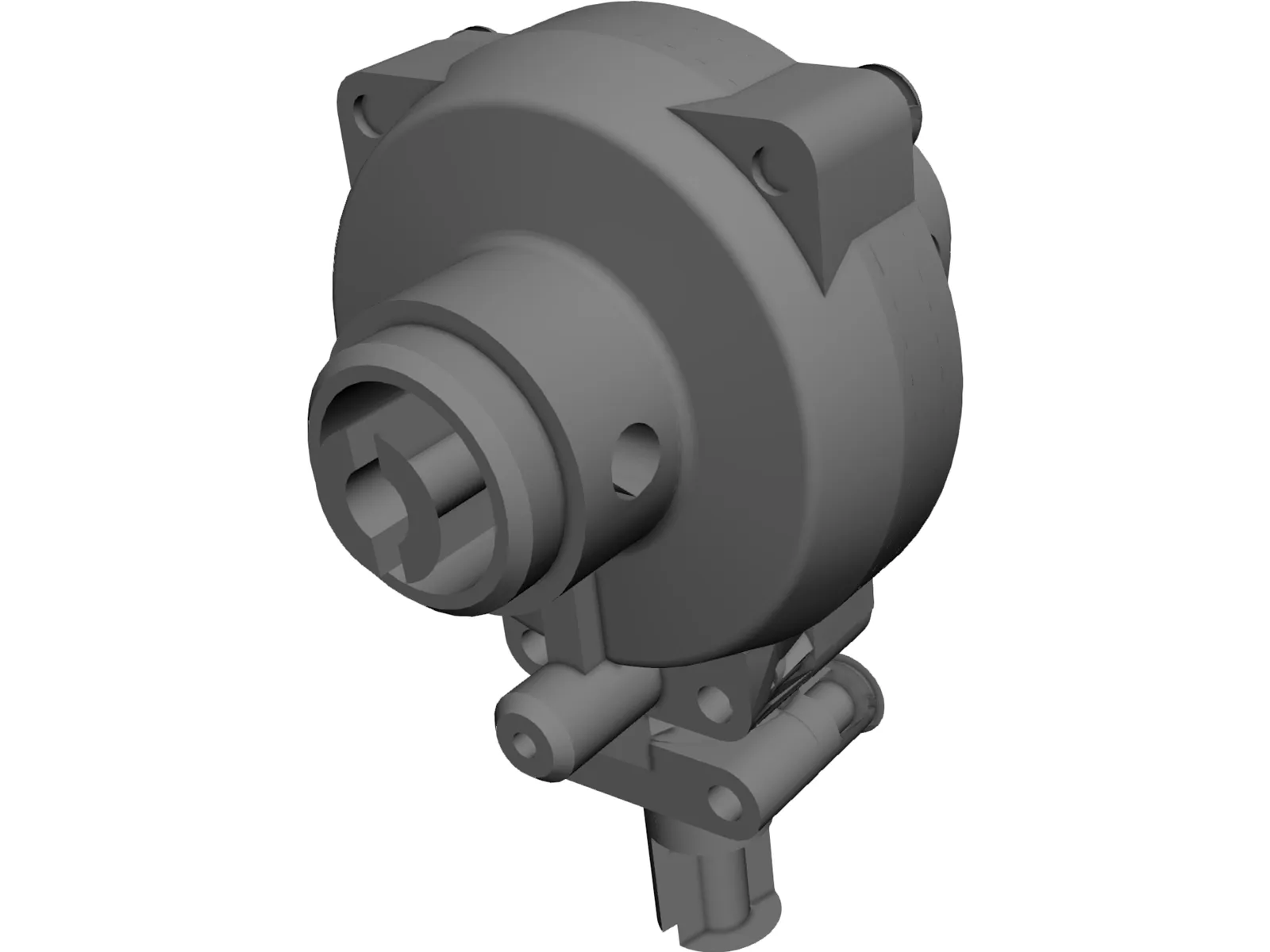 RC Car Differential 3D Model main preview