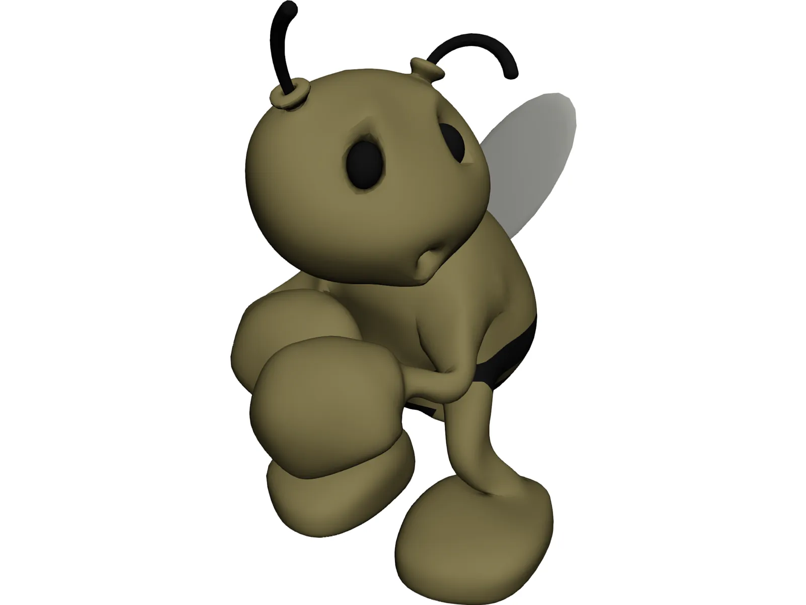 Bumble Bee 3D Model main preview