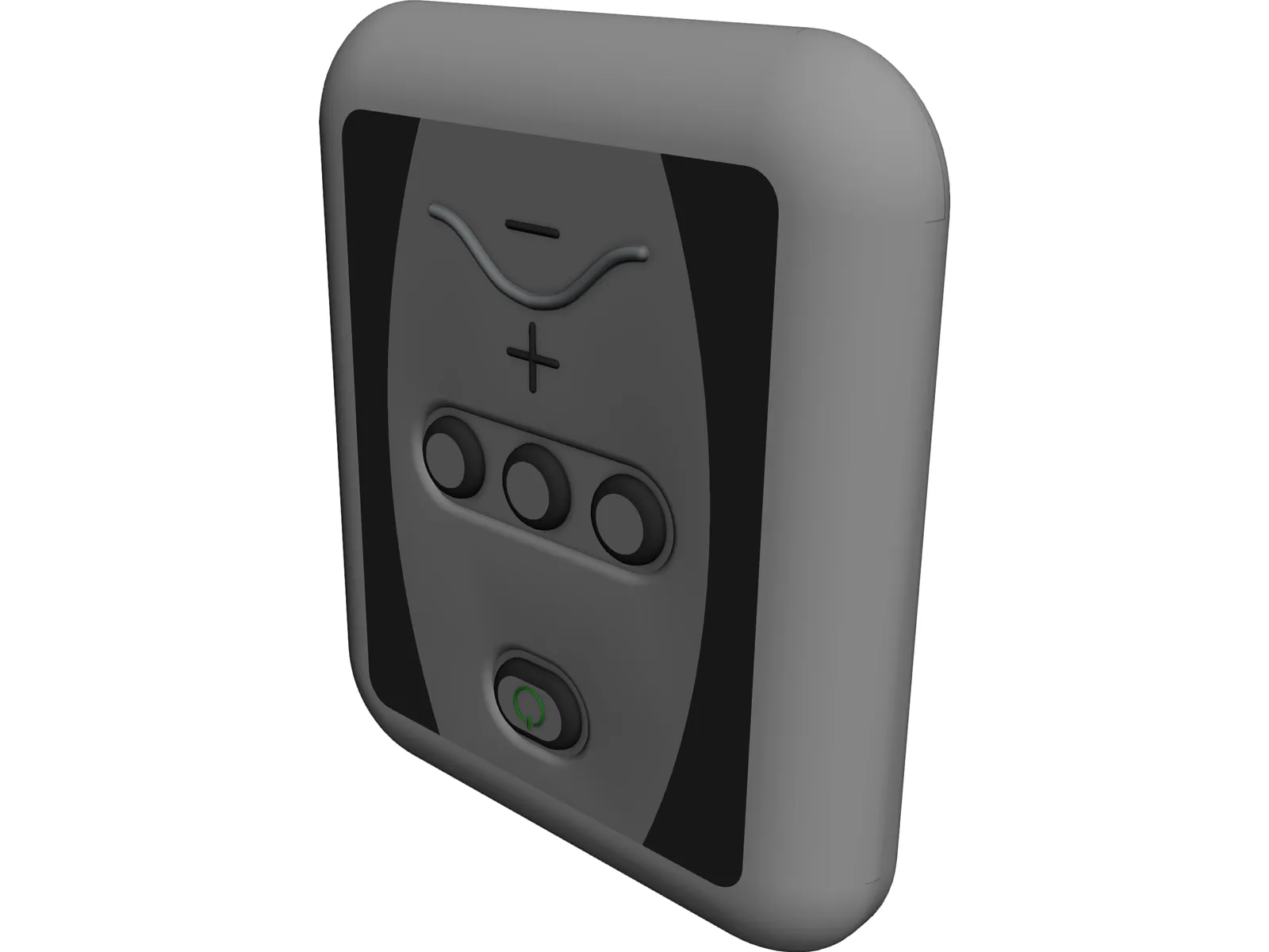 Control Panel 3D Model main preview