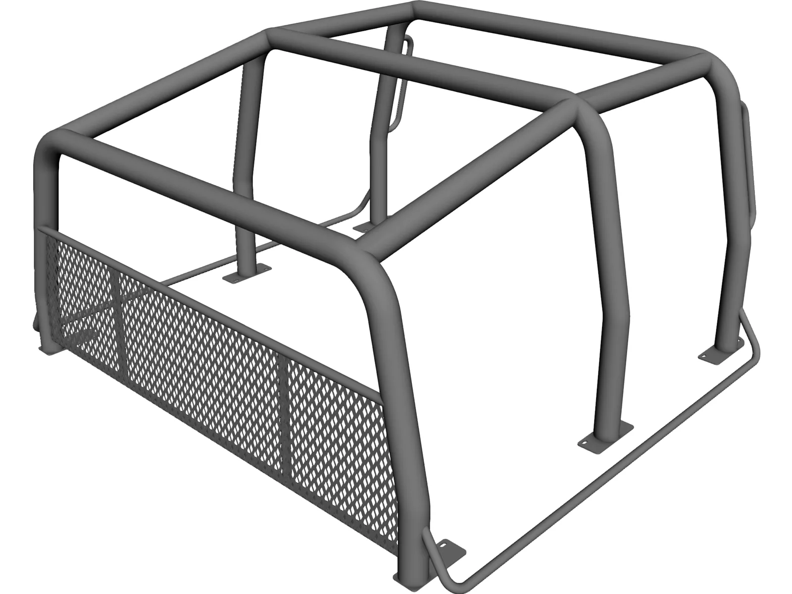 Ford F-150 Roll Bar (2013) 3D Model main preview