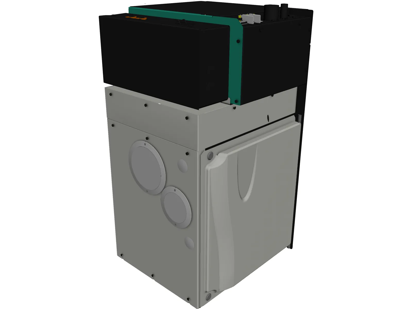Marine Generator 9.5 kva 3D Model main preview