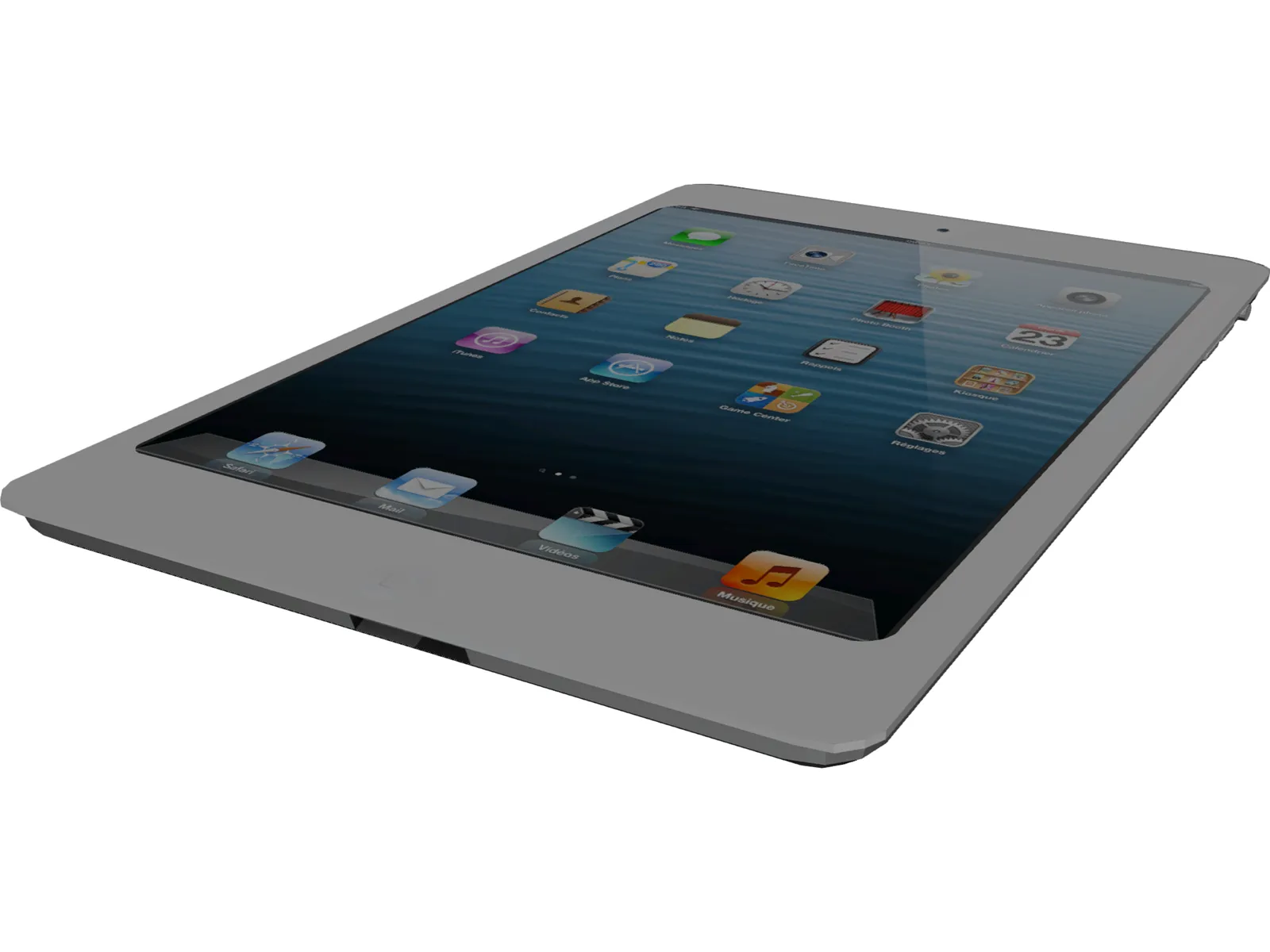 Apple iPad Mini 3D Model main preview