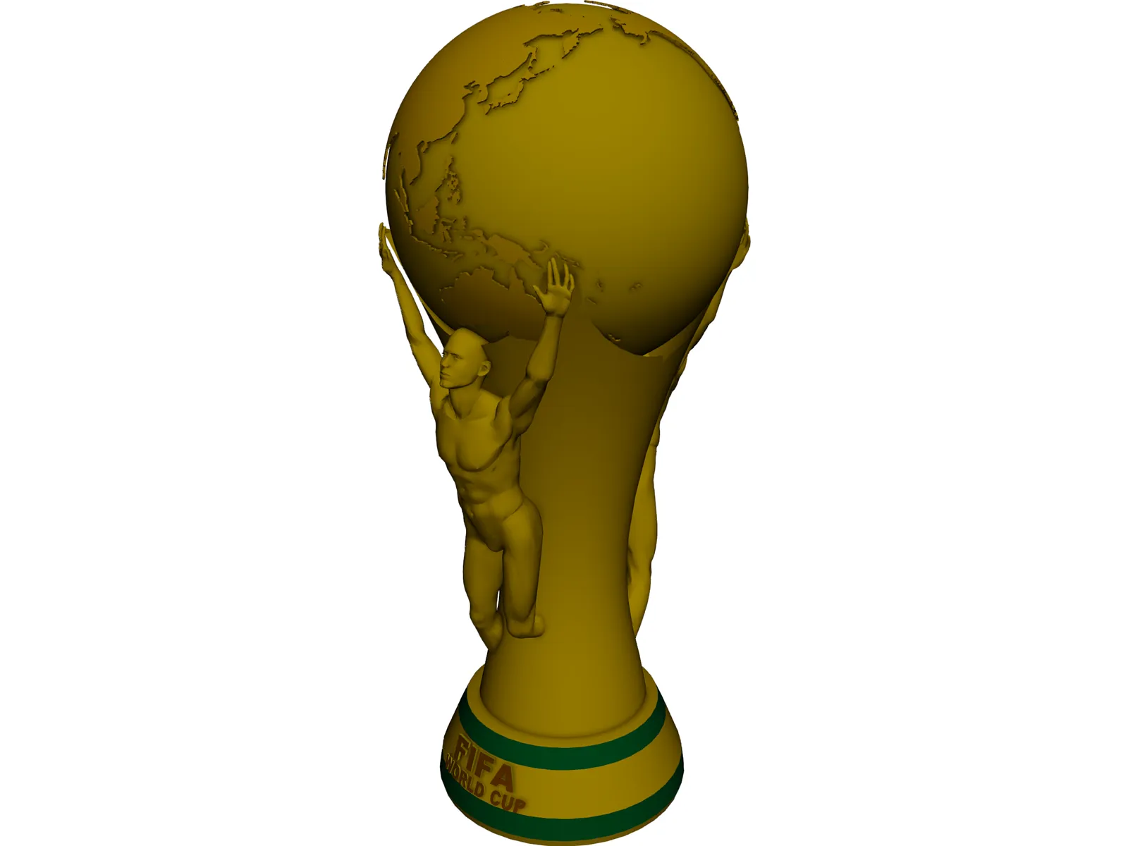 FIFA World Cup Trophy 3D Model main preview