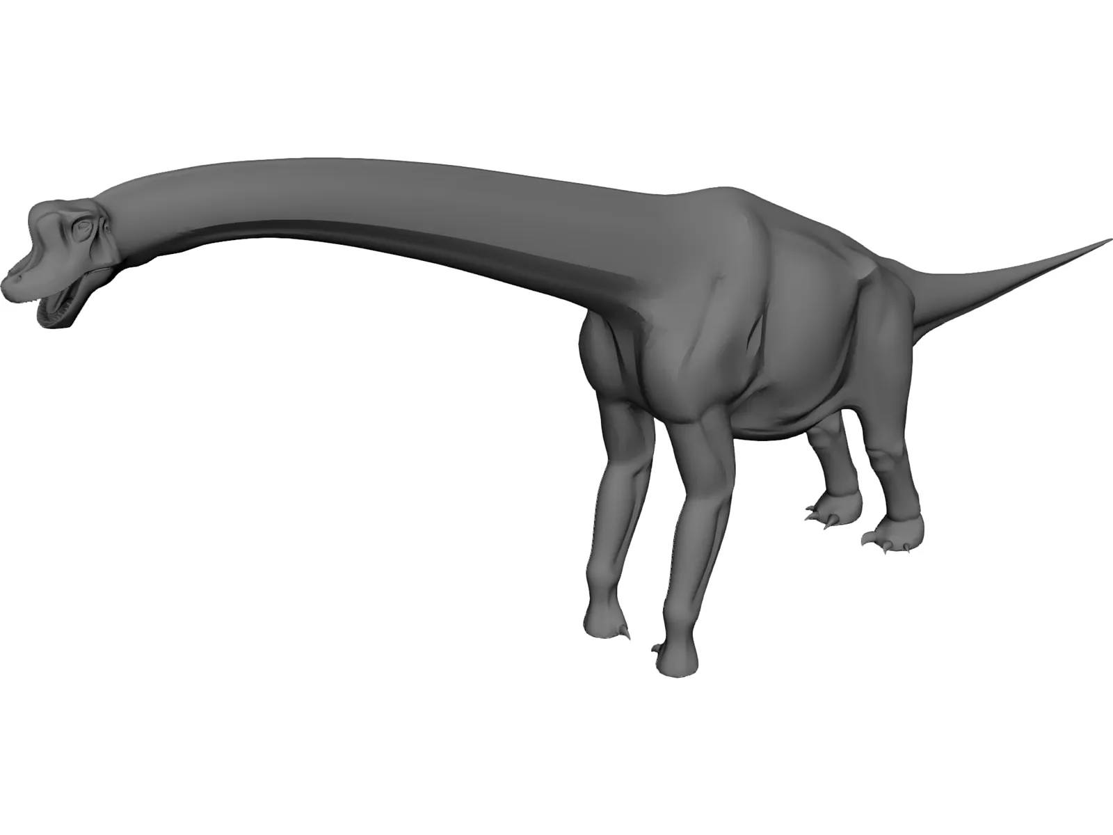 Brachiosaurus 3D Model main preview