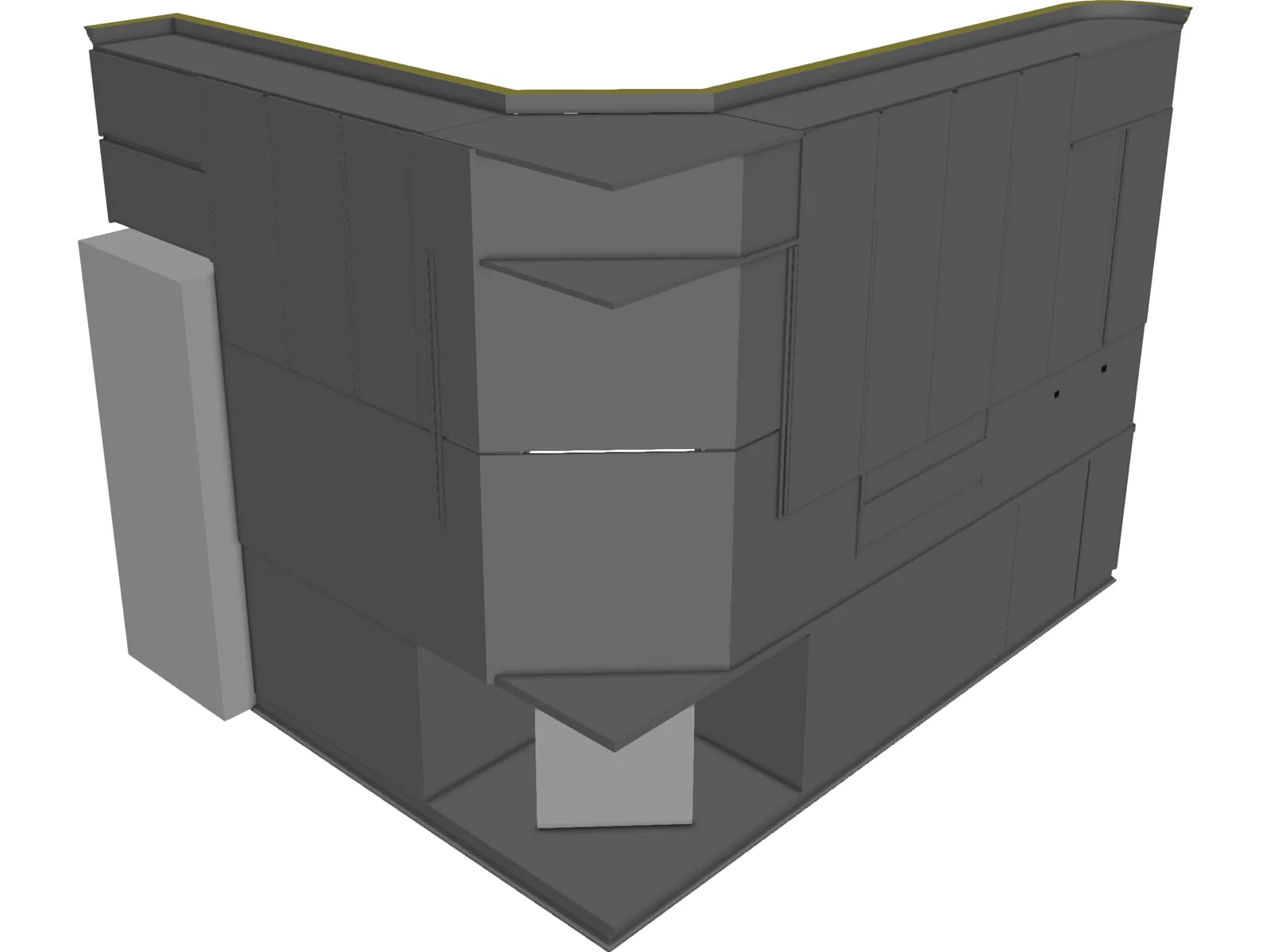 Kitchen 3D Model main preview