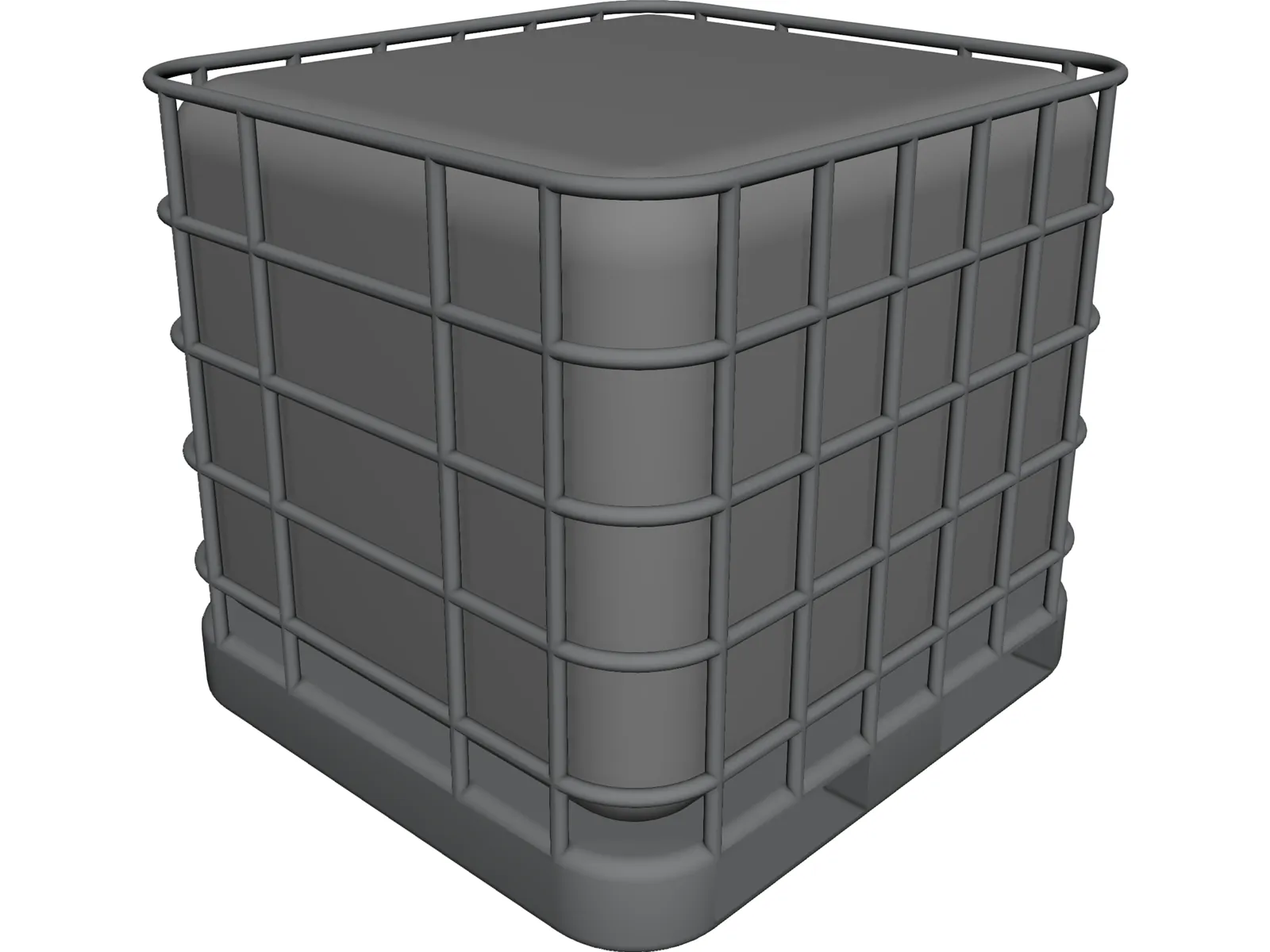 Pallet Mounted Fluid Resevoir 3D Model main preview