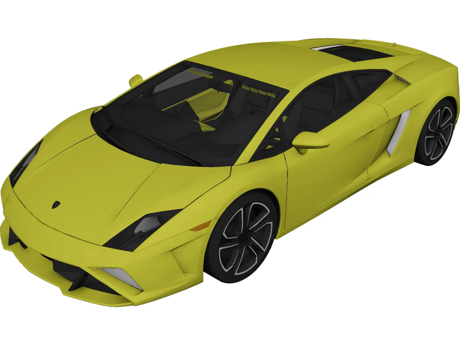 Lamborghini Gallardo LP560-4 (2013) 3D Model main preview