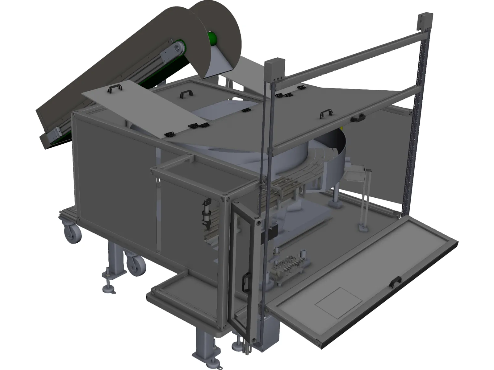 Vibratory Bowl Feeders 3D Model main preview