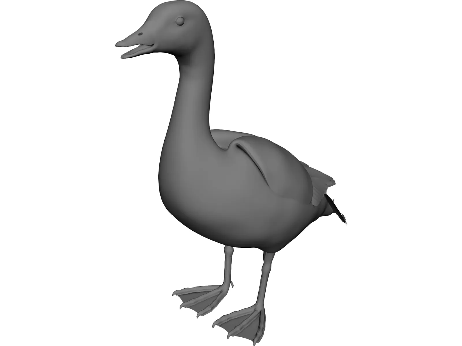 Goose 3D Model main preview