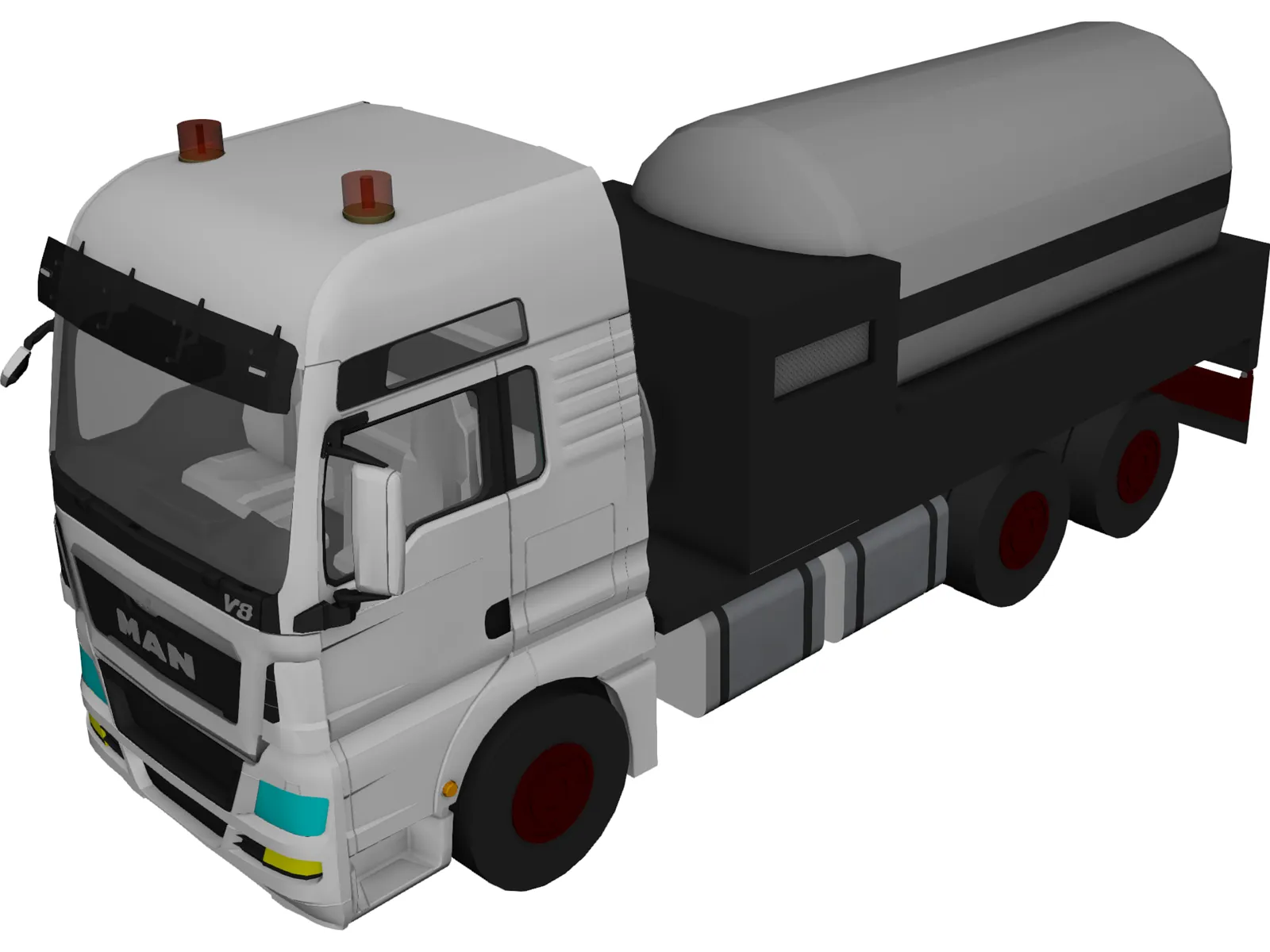 Man TGX 6X2 Bleding (2013) 3D Model main preview