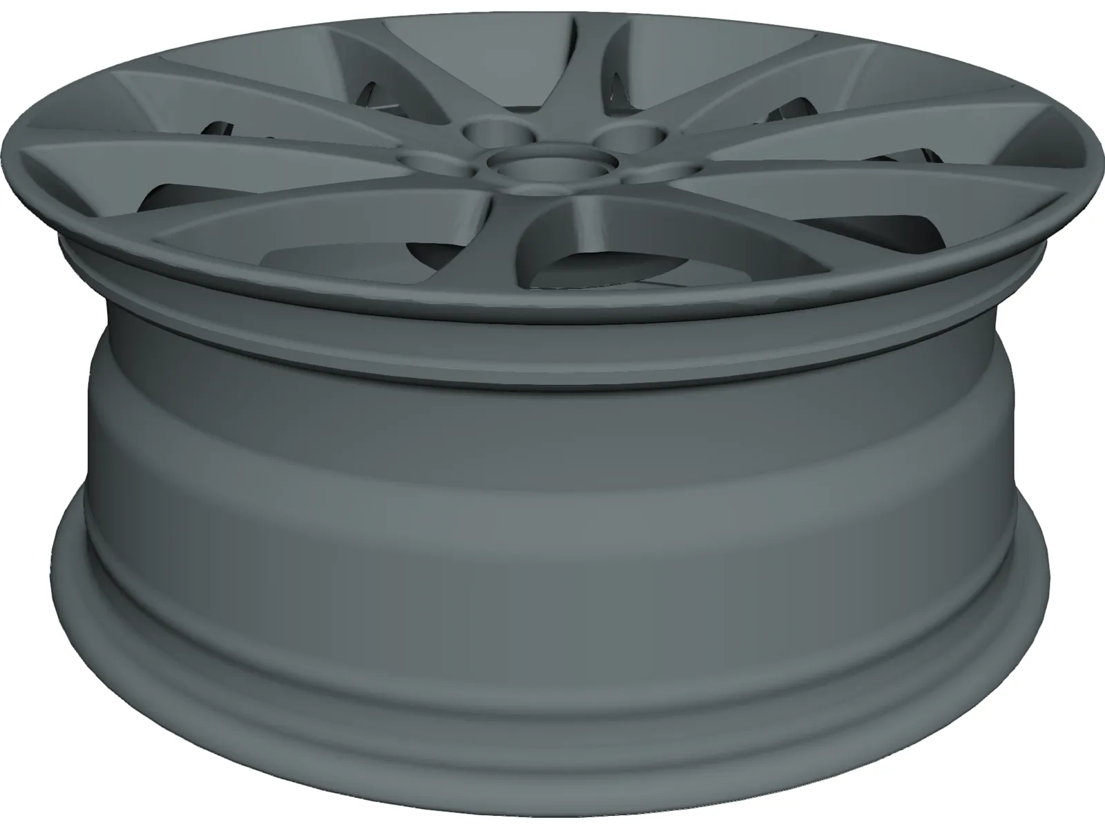 Roda Aro 17 3D Model main preview