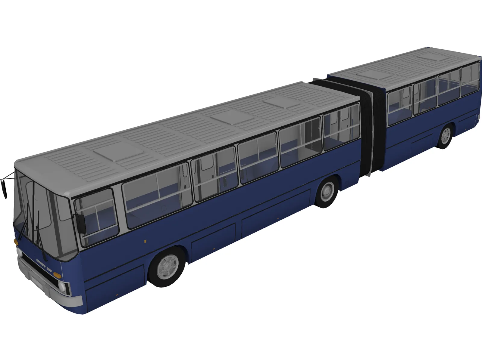 Ikarus 280 Gelekbus 3D Model main preview
