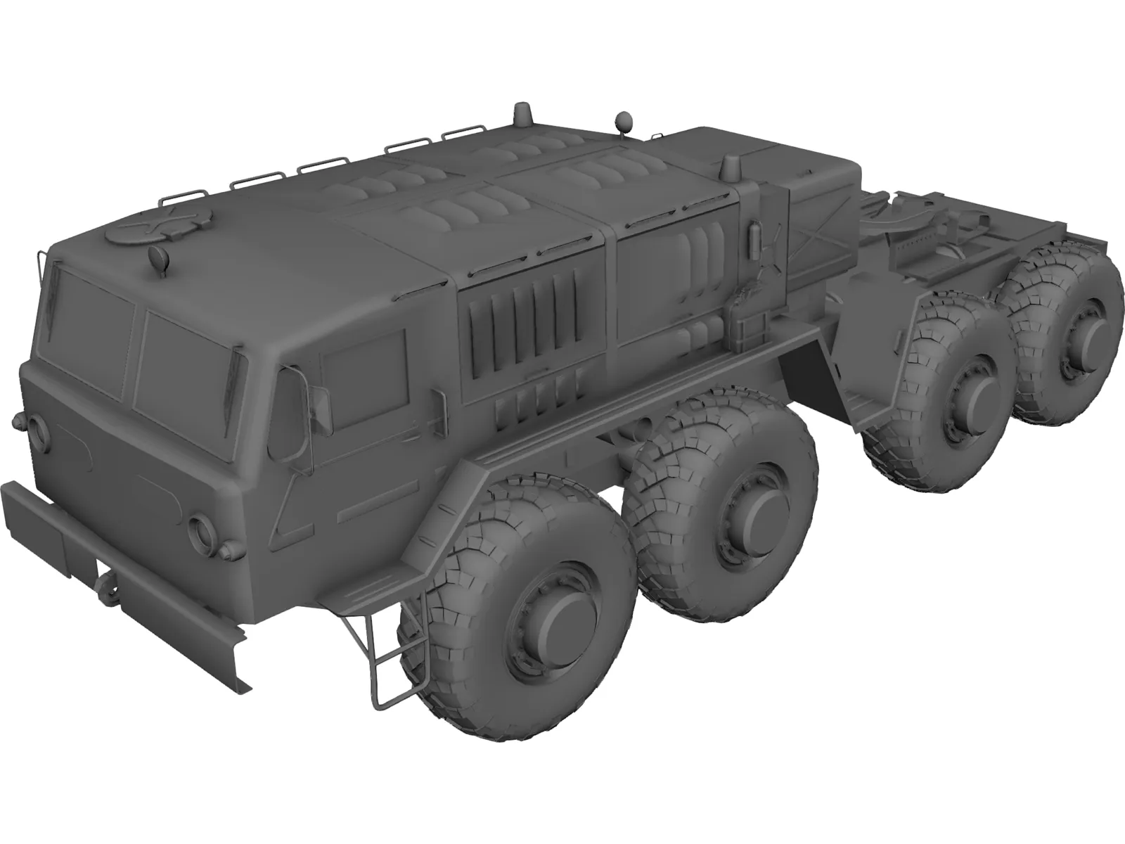 MAZ-537 3D Model main preview