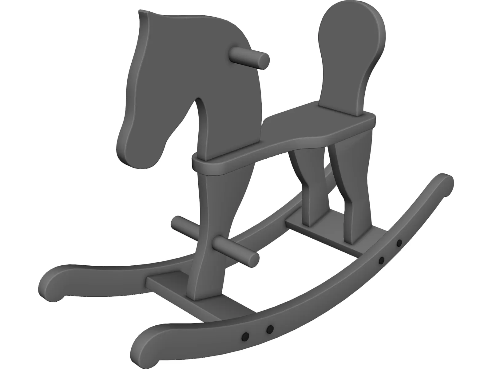 Toy Baby Pony 3D Model main preview