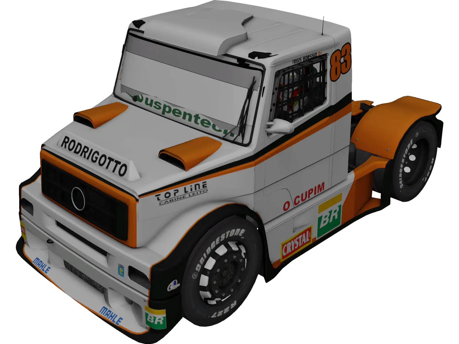 Mercedes-Benz Boessio Competicoes 3D Model main preview