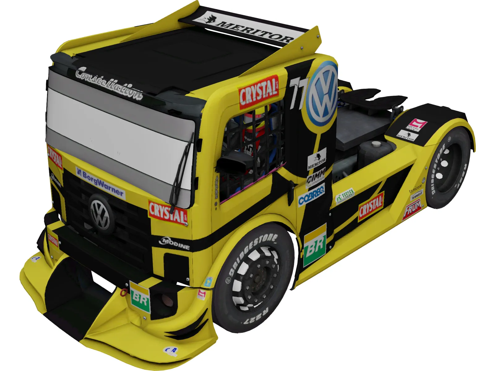 Volkswagen Constellation RM Competicoes 3D Model main preview