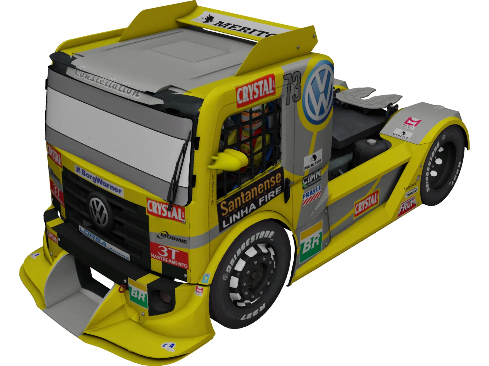 Volkswagen Constellation RM Competicoes 3D Model main preview