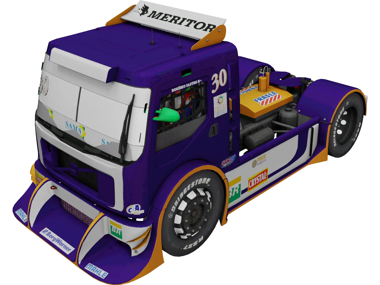 Volvo FH ABF 3D Model main preview