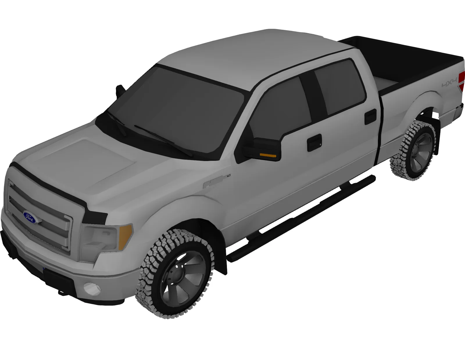 Ford F-150 (2014) 3D Model main preview