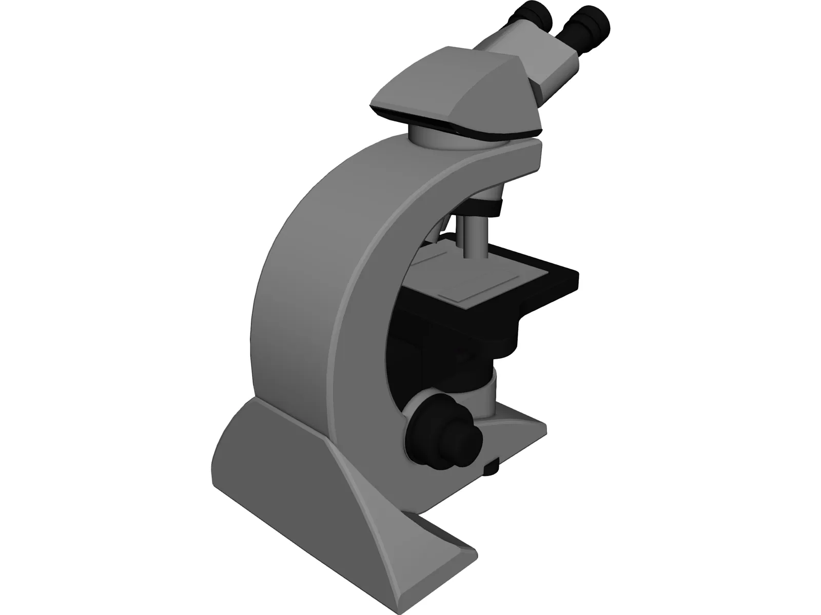 Leica Optical Microscope 3D Model main preview