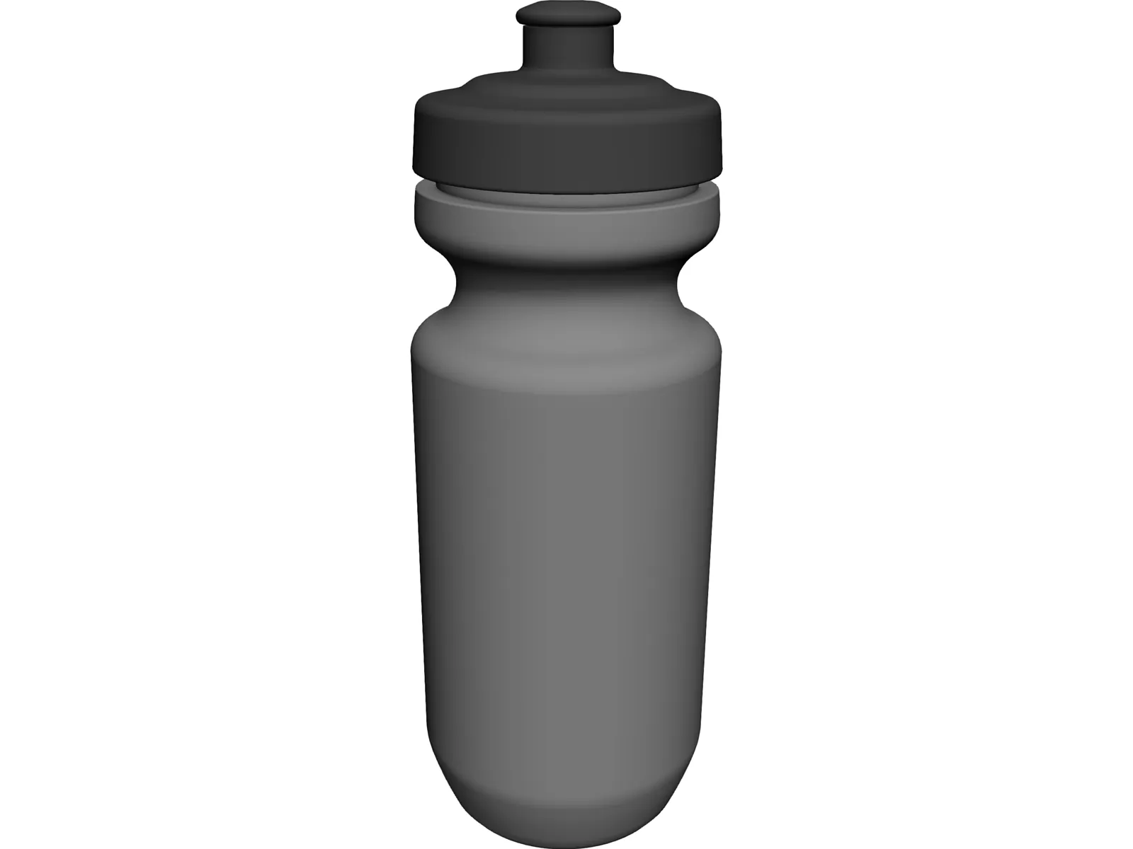 Water Bottle 3D Model main preview