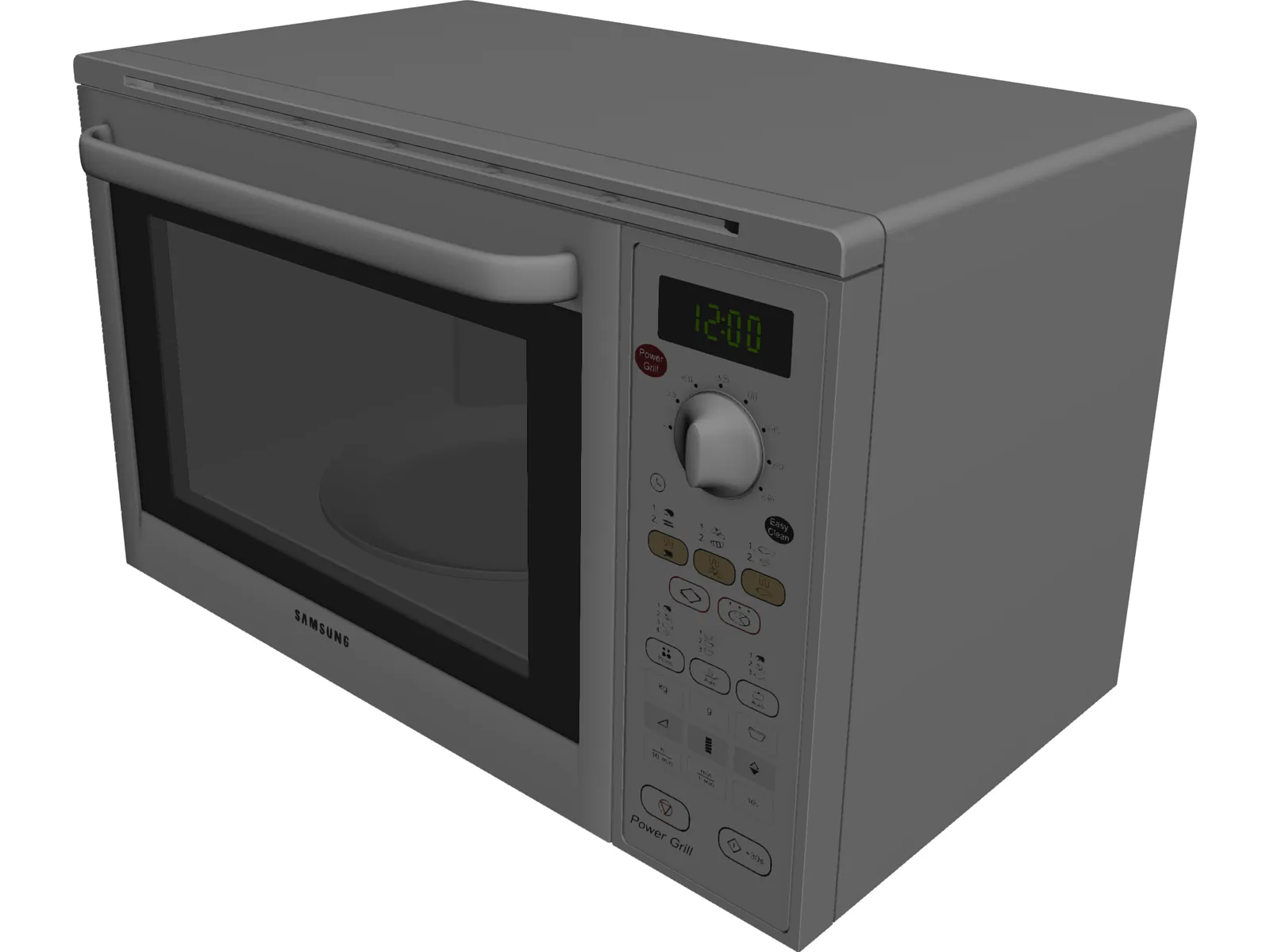 Samsung Microwave Oven 3D Model main preview