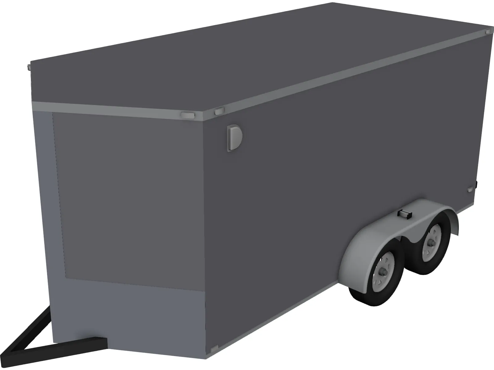 Light Trailer 3D Model main preview