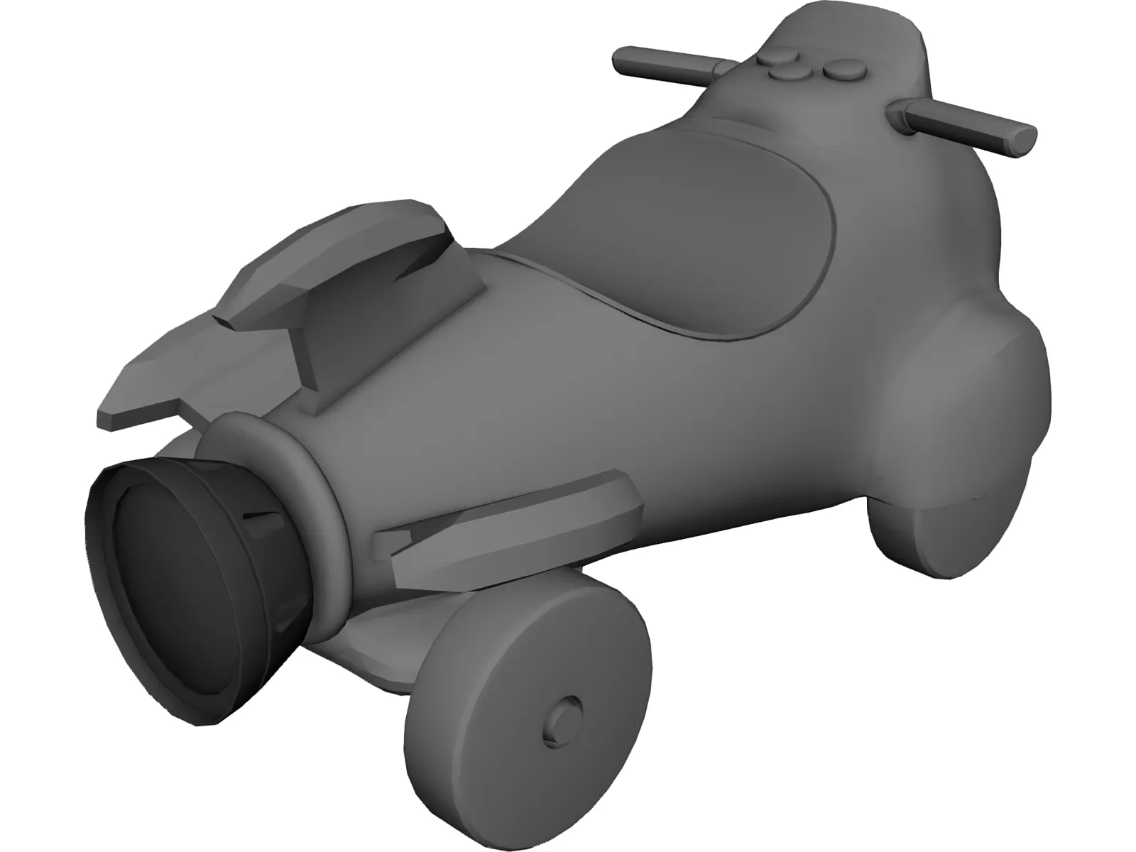 Rocket 3D Model main preview