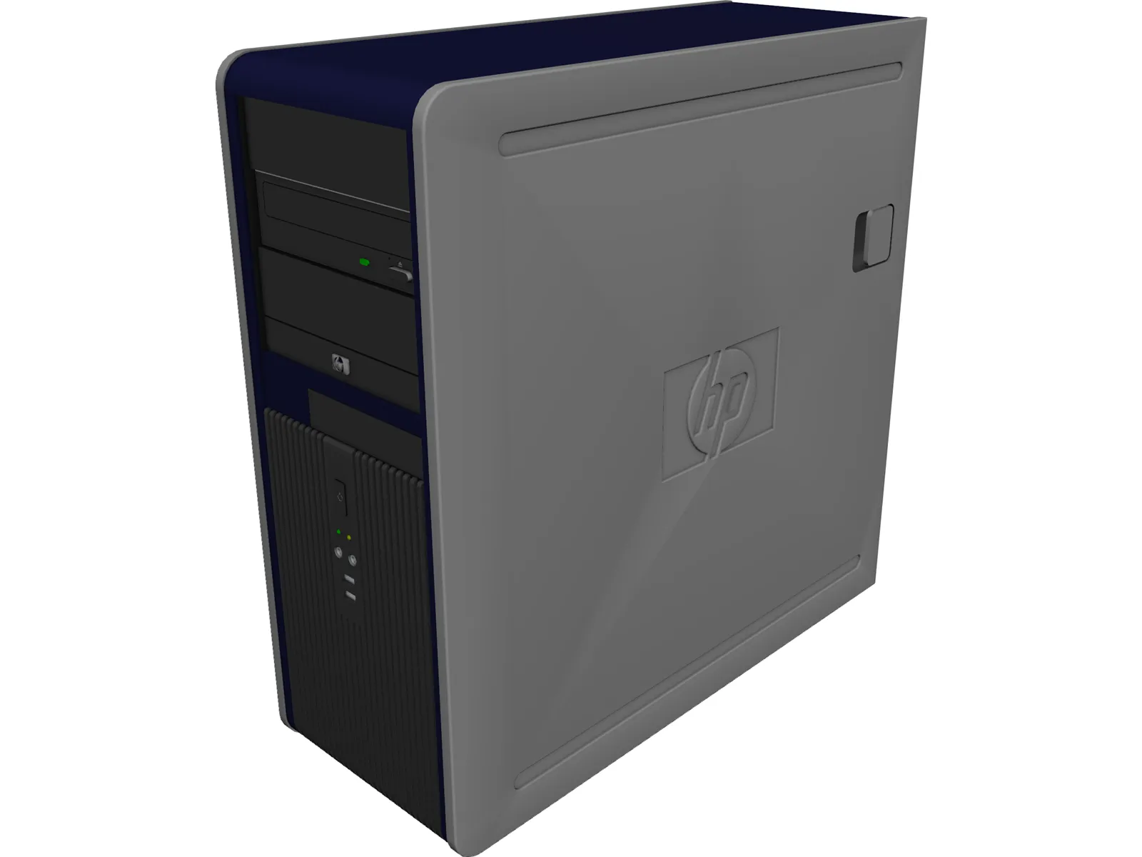 PC HP 7800 3D Model main preview