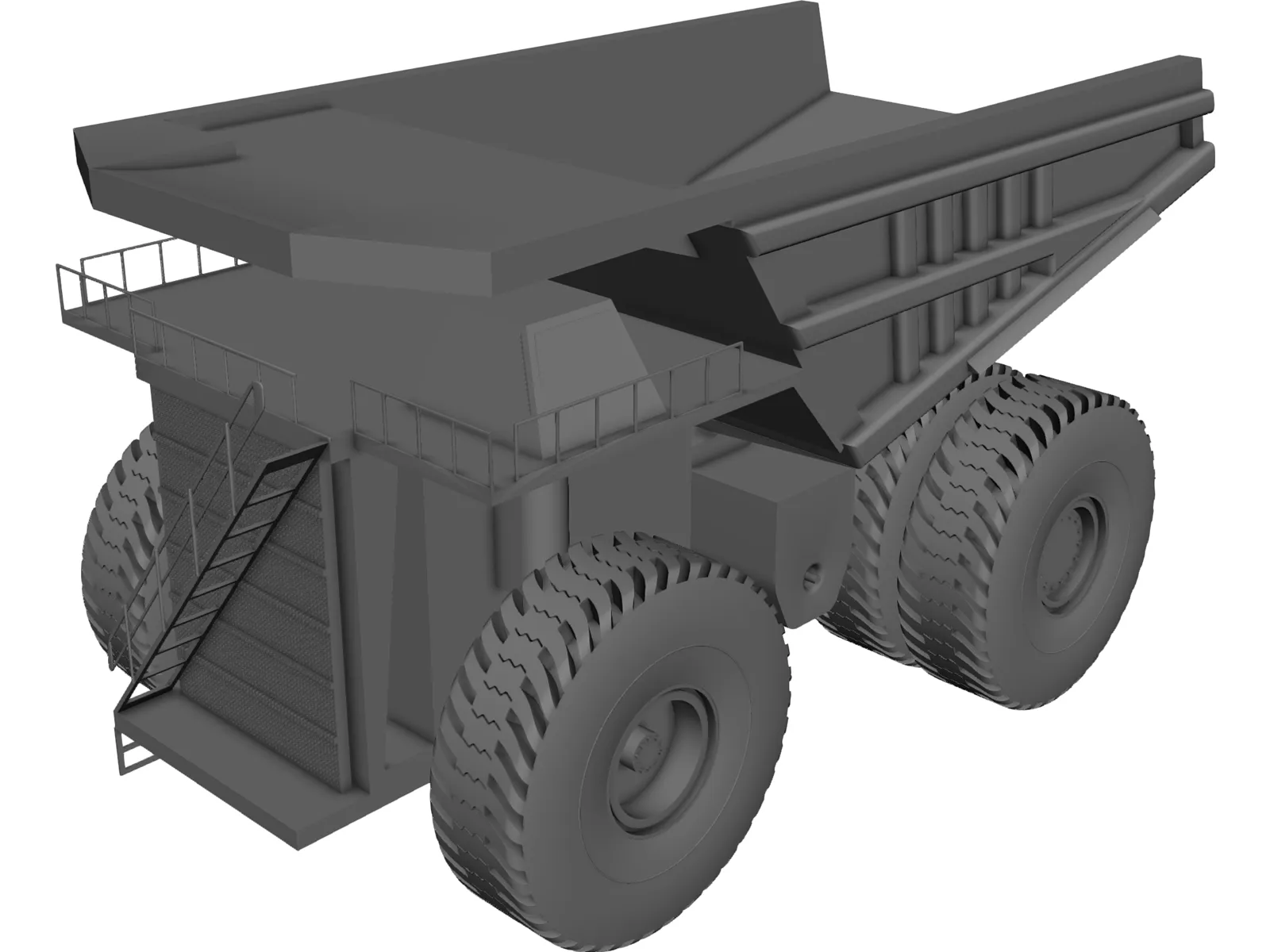Caterpillar 797B Mining Haul Truck 3D Model main preview