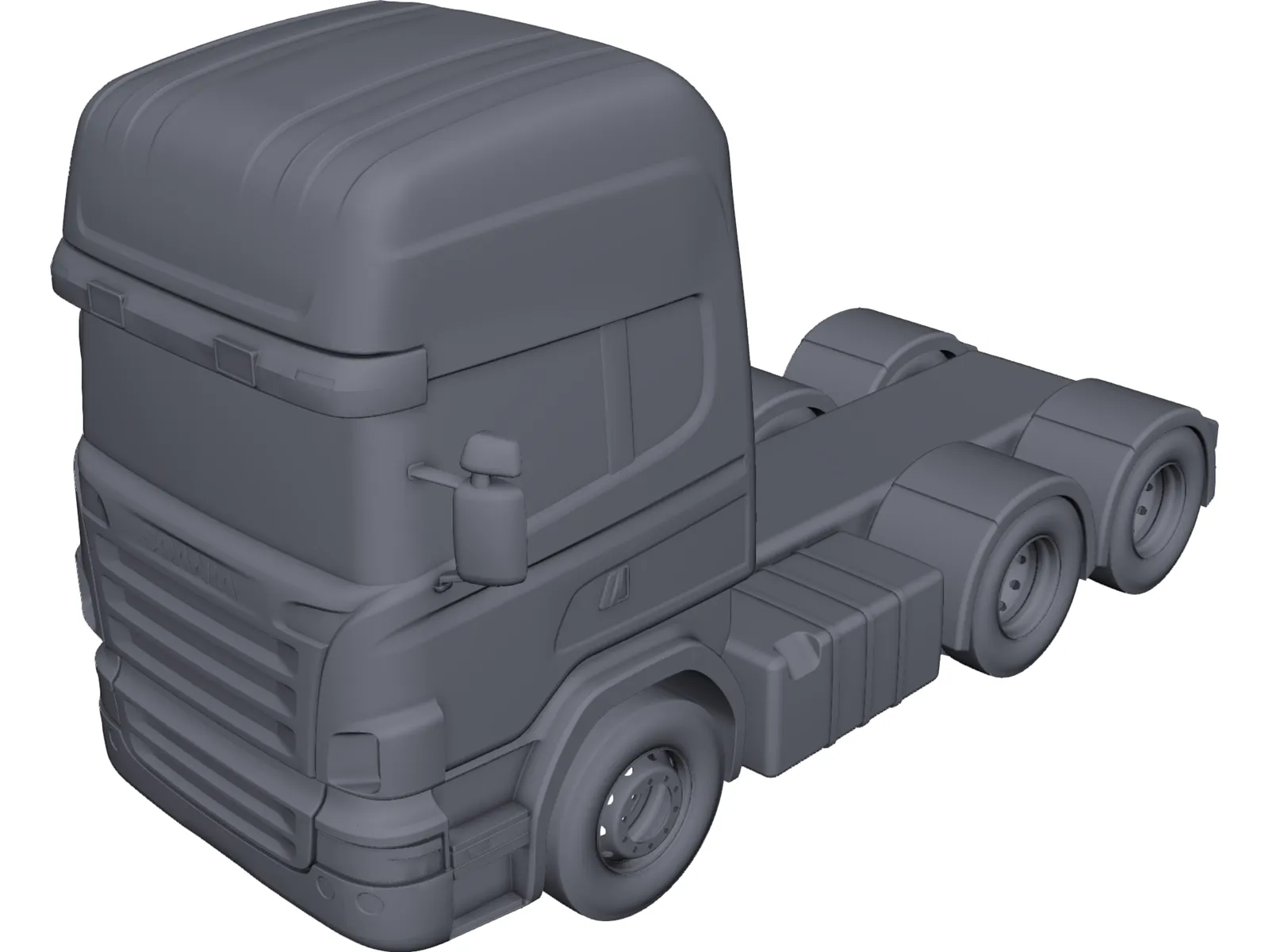 Scania Topline 3D Model main preview