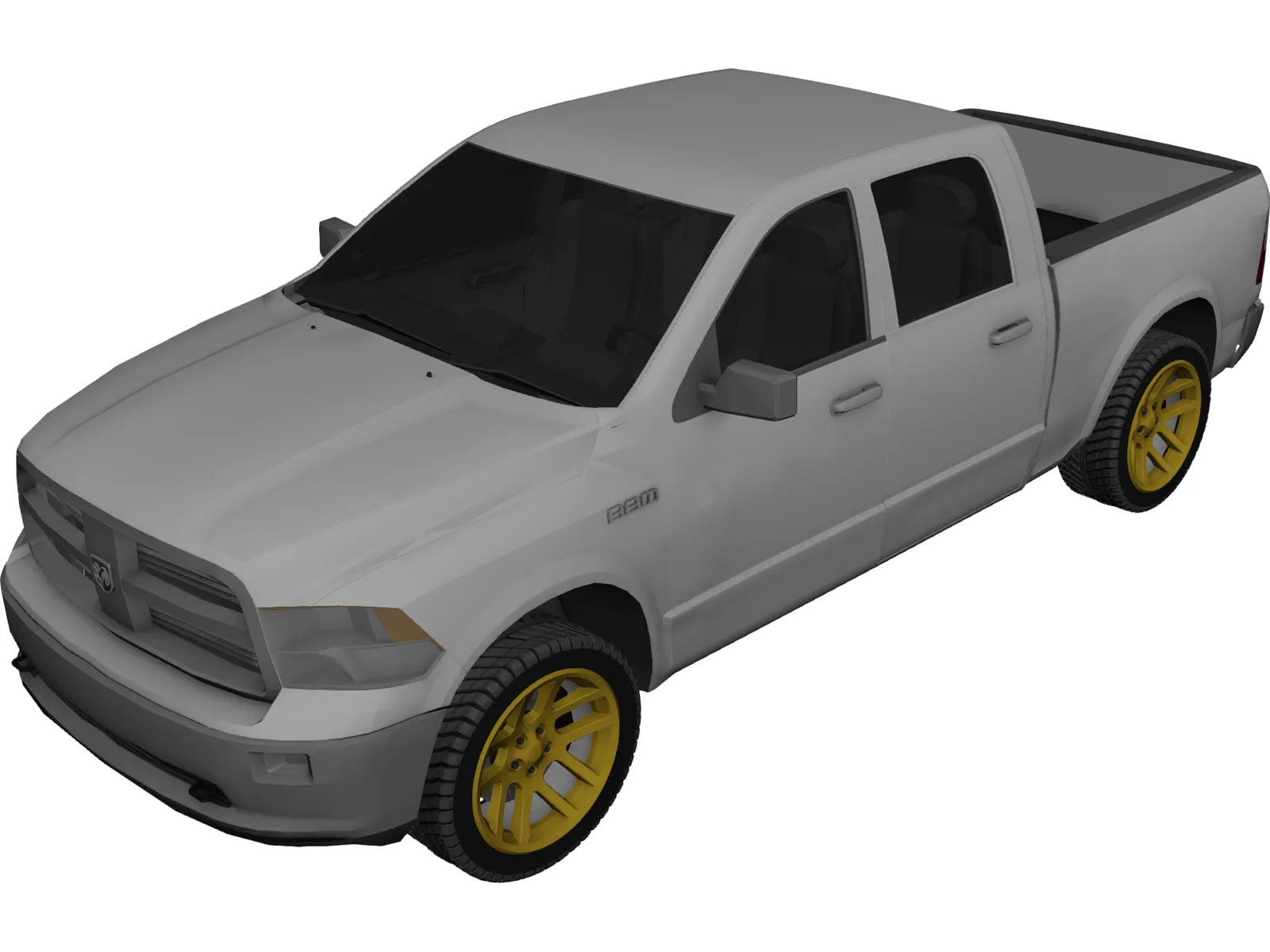 Dodge Ram 1500 (2013) 3D Model main preview