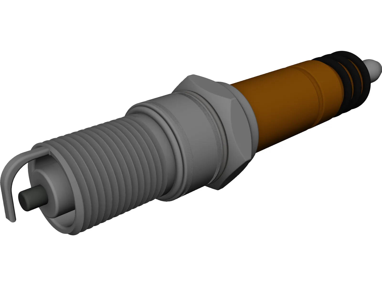Bosch Spark Plug 3D Model main preview