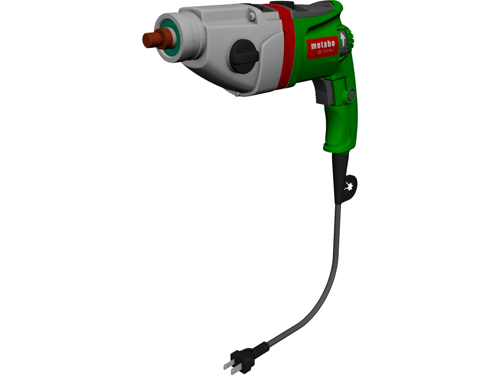 Power Drill Metabo SBE 1010 Plus 3D Model main preview