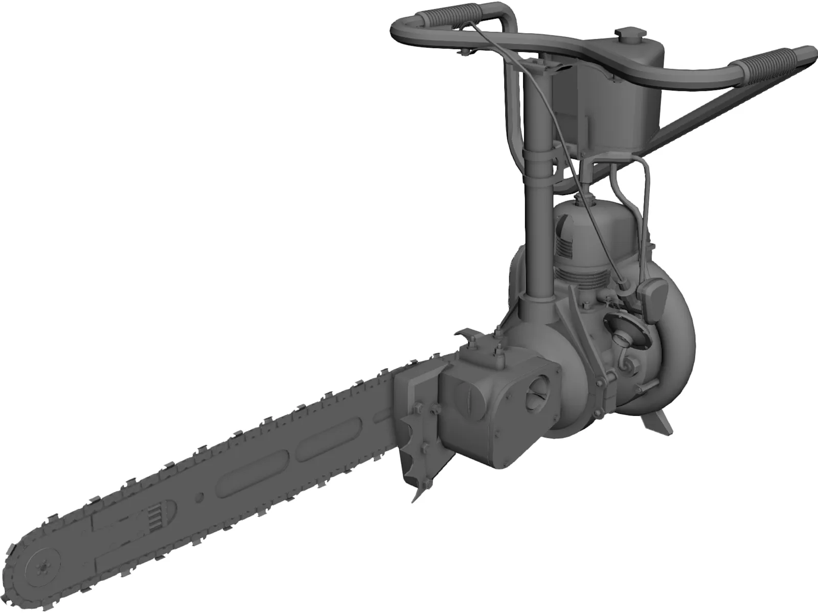 Chainsaw 3D Model main preview