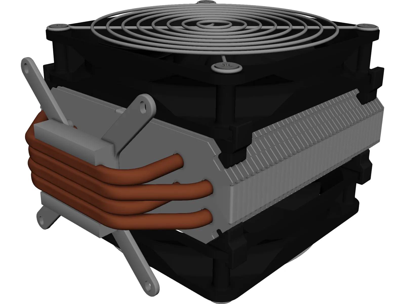 CPU Heatsink 3D Model main preview