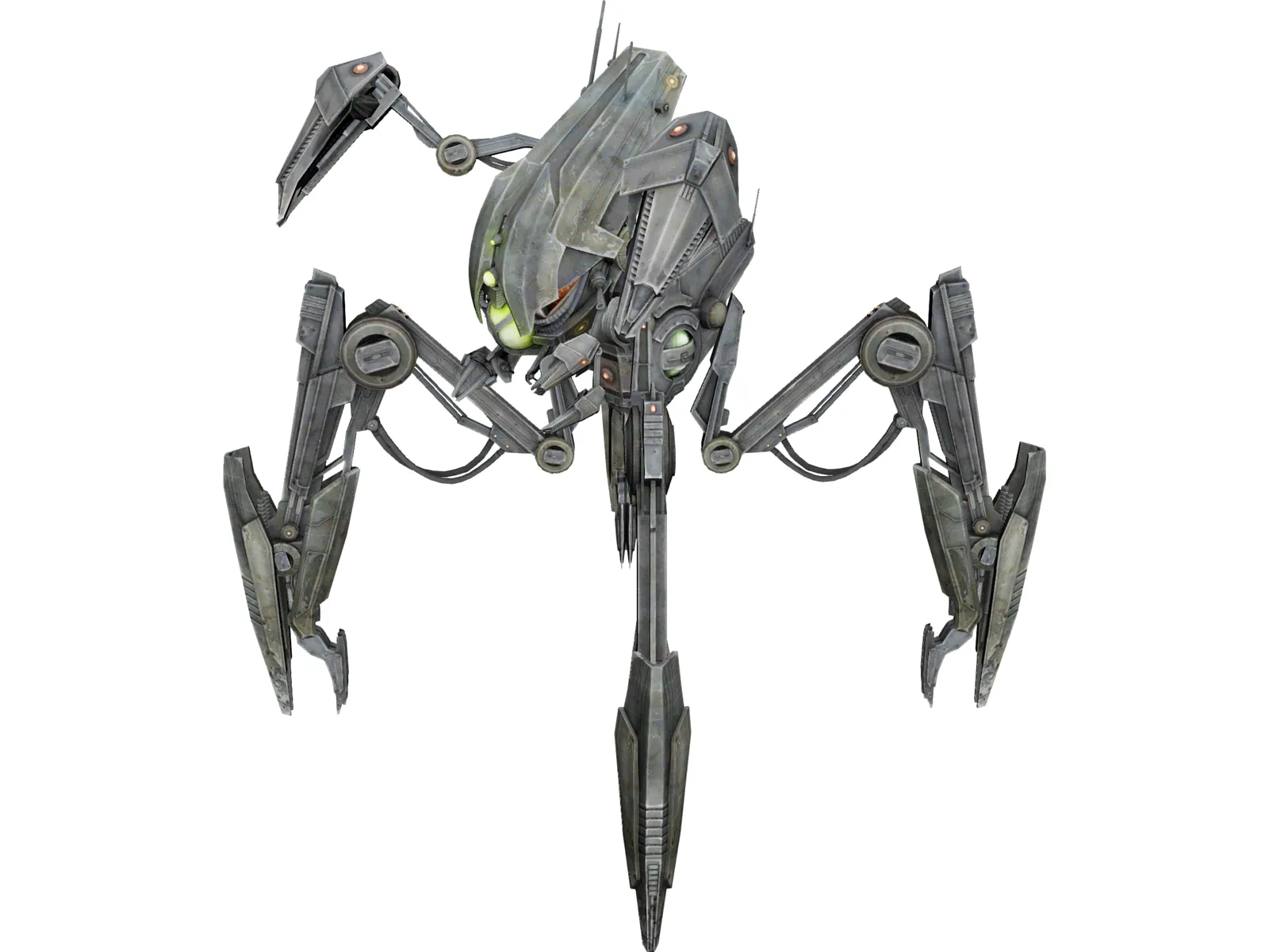 Titan Droid Robot Spider 3D Model main preview