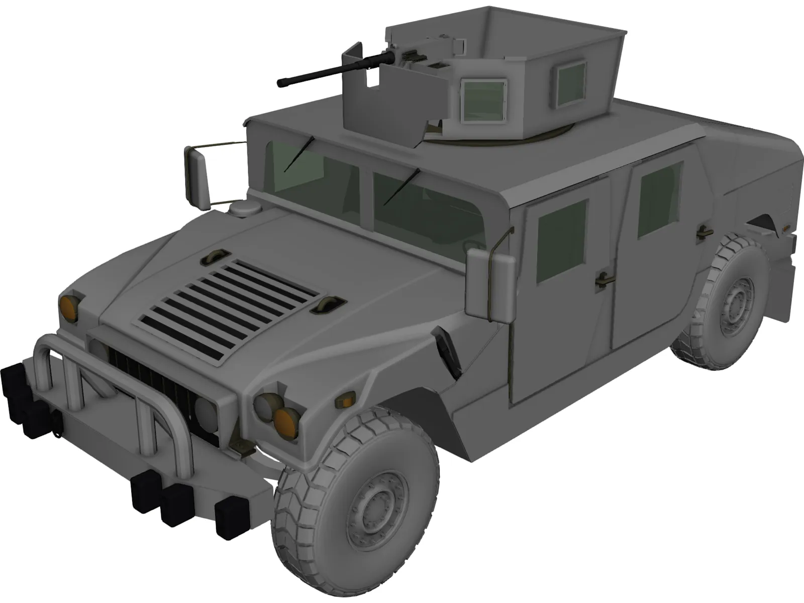 Humvee 3D Model main preview