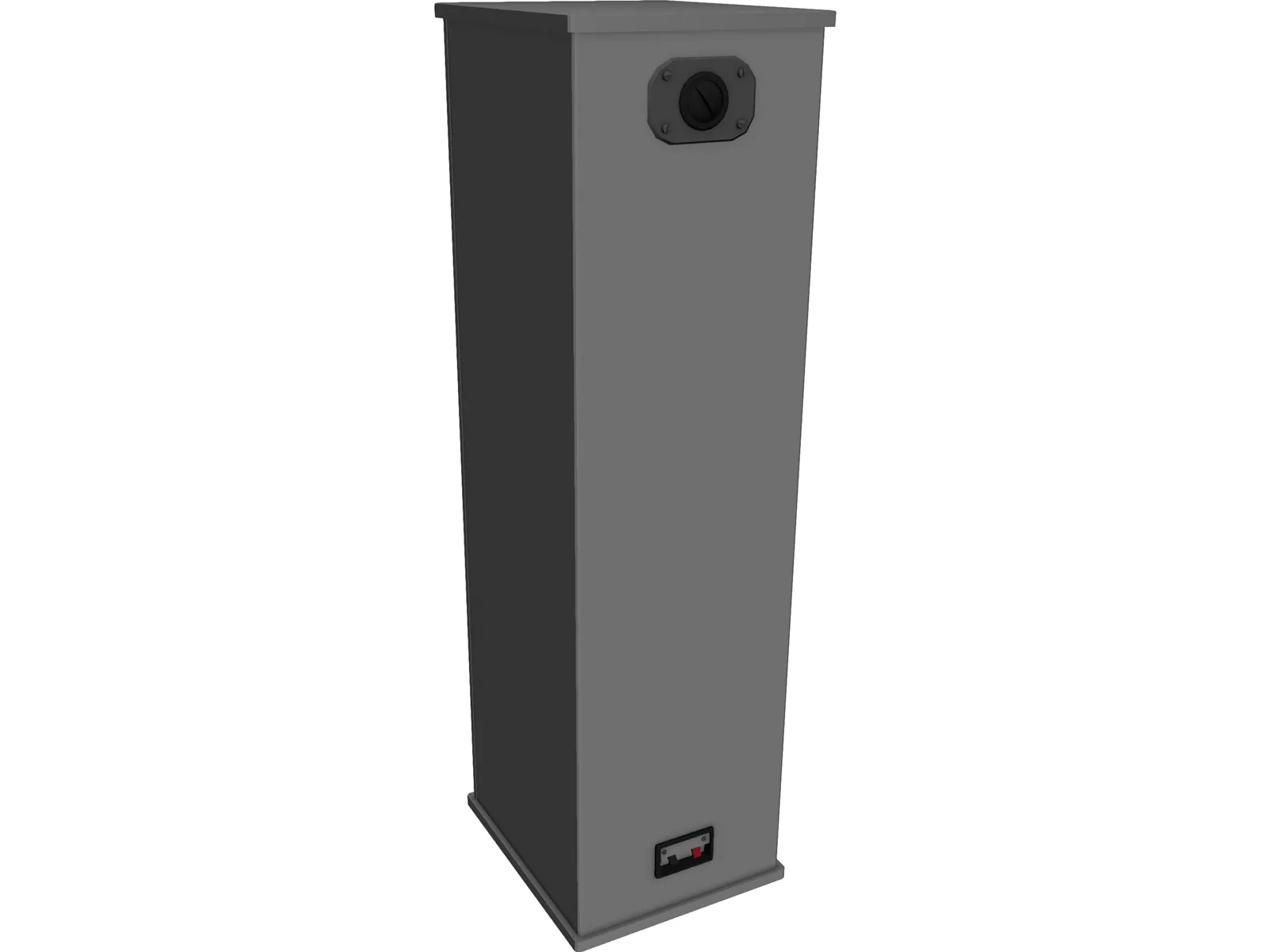 Hi-Fi Speaker 3D Model main preview
