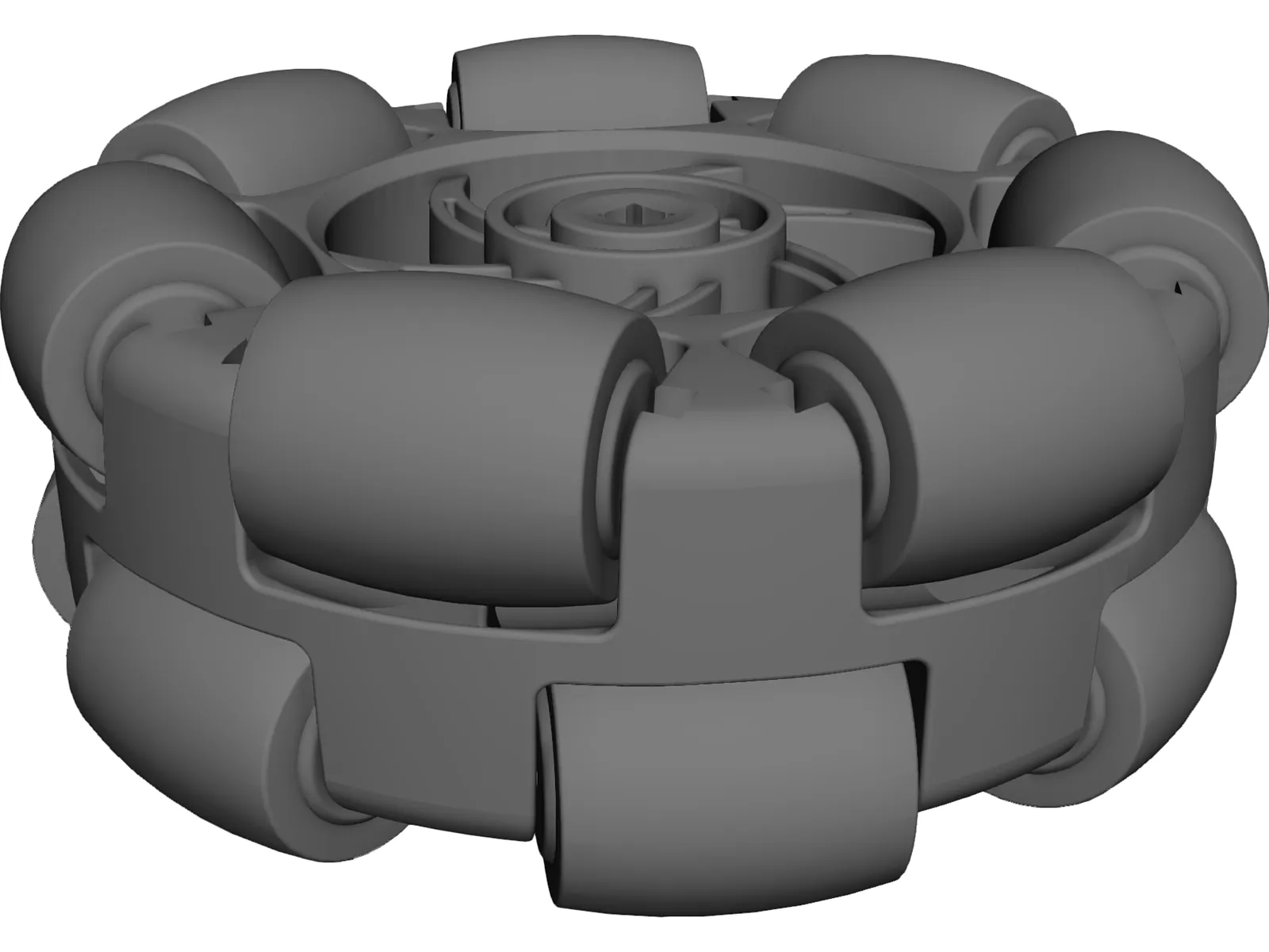 Omni Wheel 4 inch 3D Model main preview