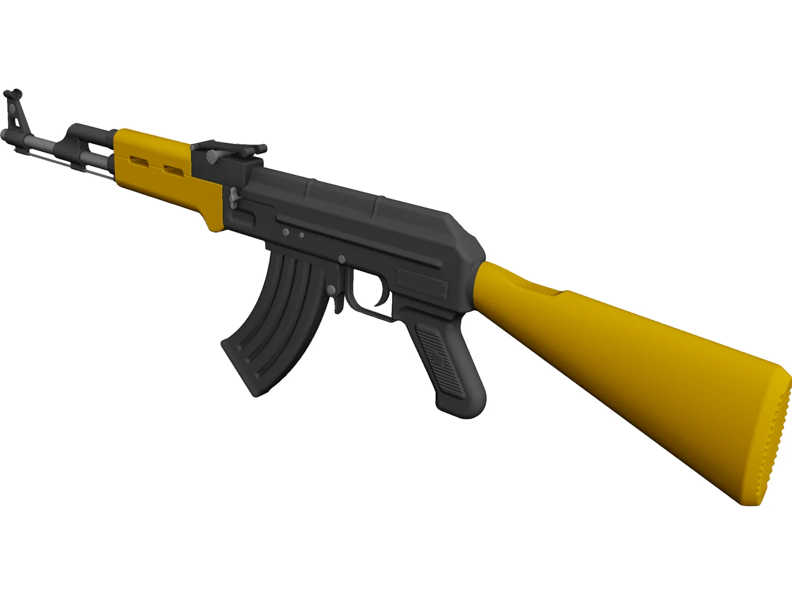 AK-47 3D Model main preview